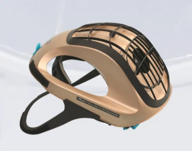 Capacete cirúrgico com sistema de resfriamento de proteção pessoal